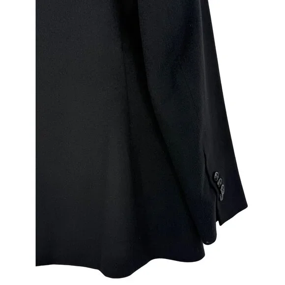 Brooks Brothers Loro Piana Black Italian Luxury Cashmere Blazer Jacket Workwear - Picture 10 of 16